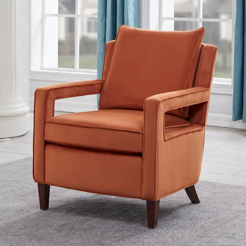 Quinn Velvet Accent Arm Chair by Greyson Living