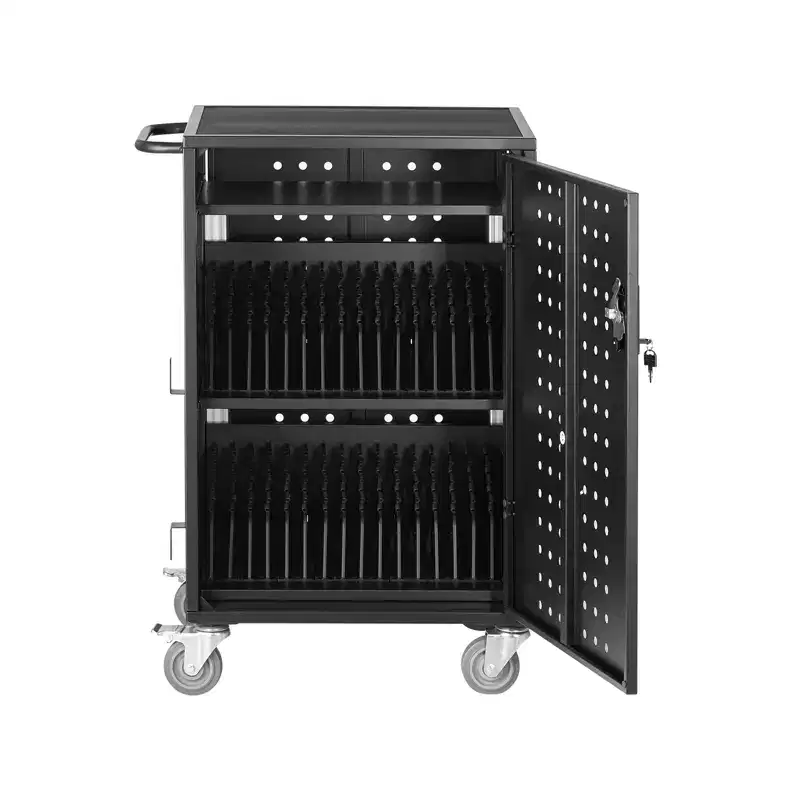 32-Device Mobile Charging Cart Station for Schools, Offices & Classrooms