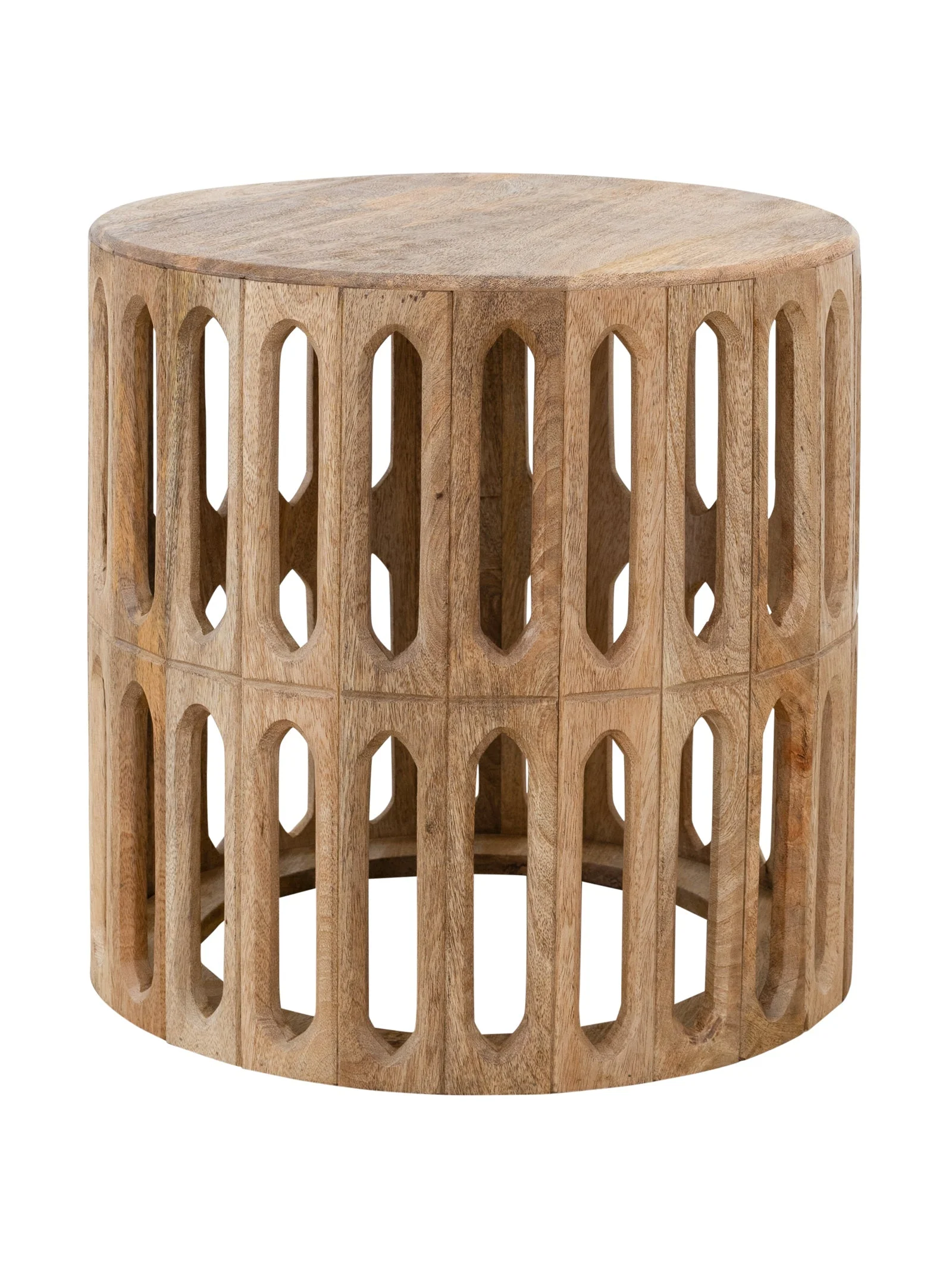 Wood Side Table for Living Room