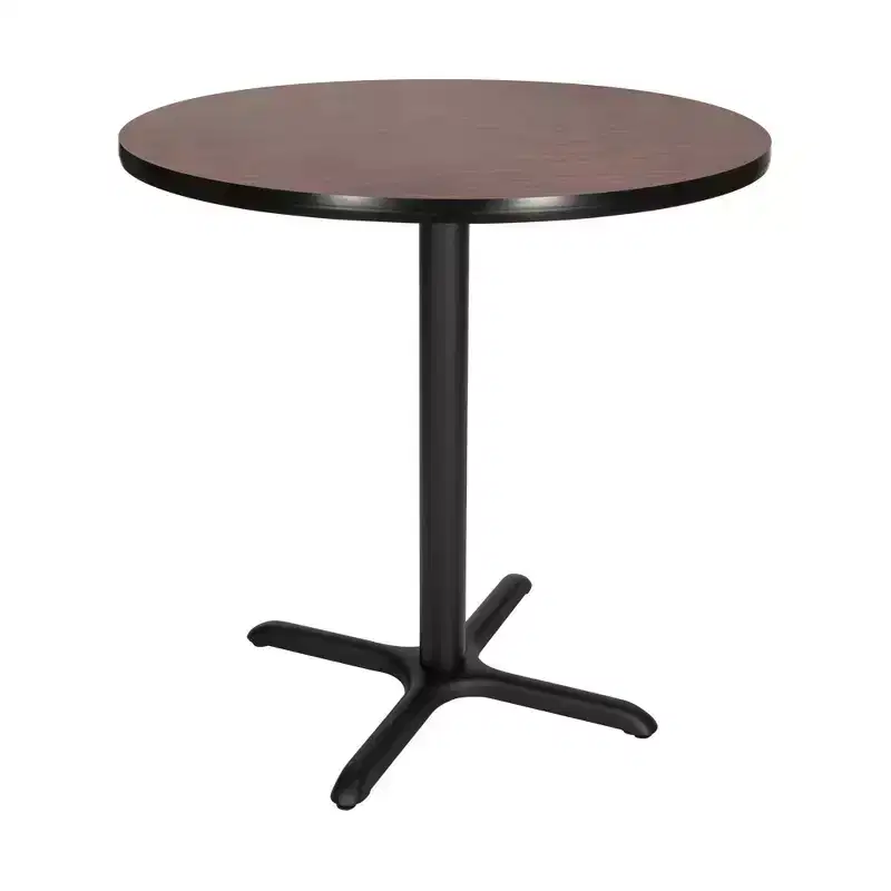 36 Round Composite Core Counter Height Dining Table - Hampden Furnishings: Kitchen Table, Steel Base
