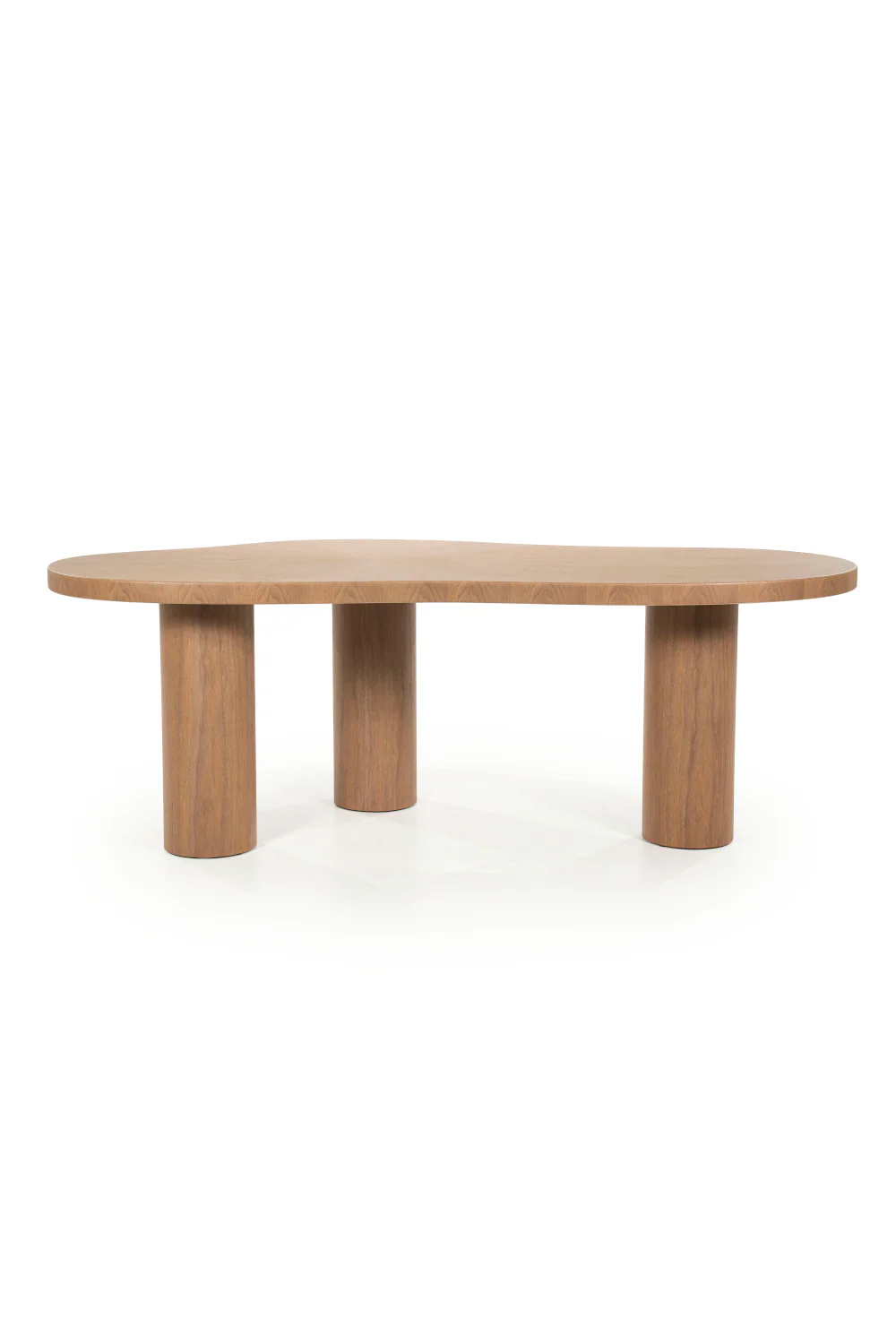 Organic-Shaped Walnut Dining Table