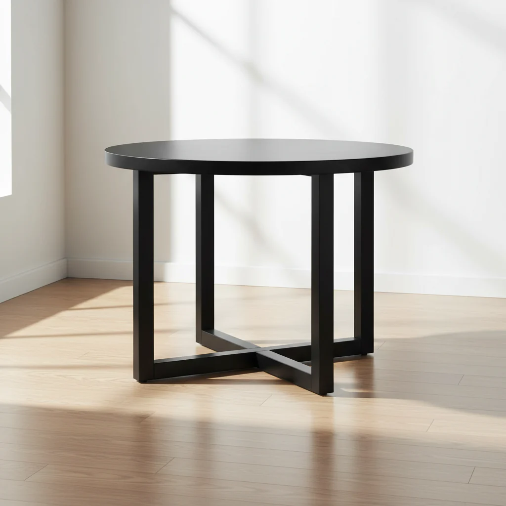 All Wood Round Dining Table