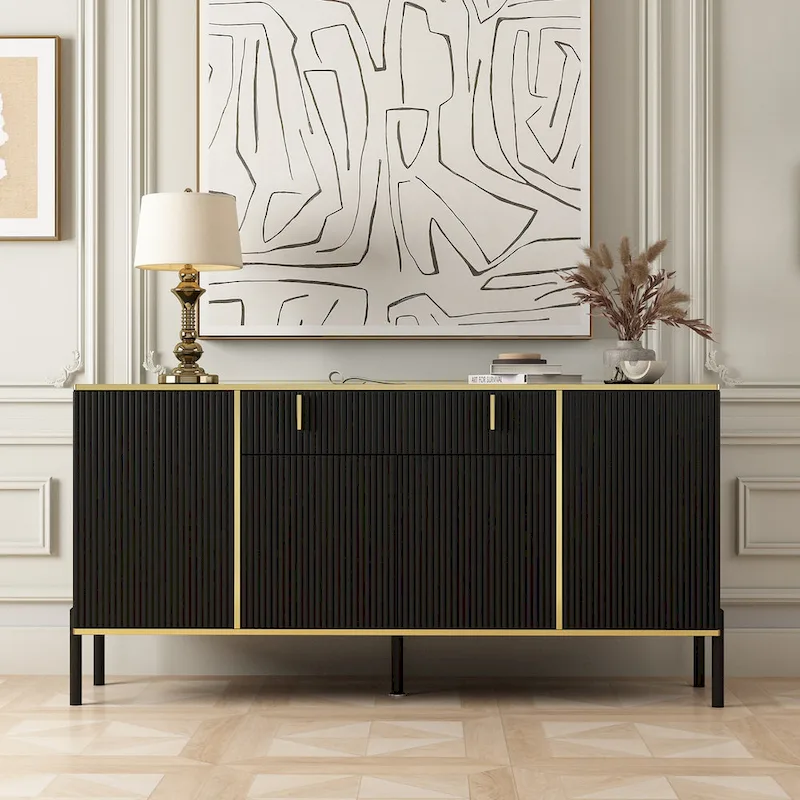 Kitchen Sideboard Accent Storage Cabinet