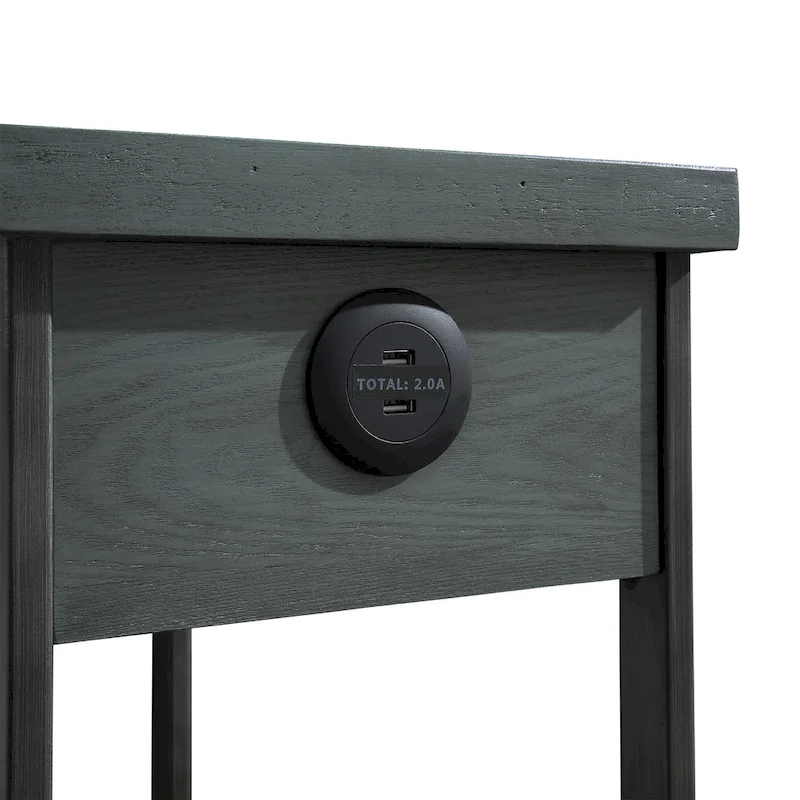 Mingard Rustic 20-inch Wood 1-Shelf and 1-Drawer Side Table by Furniture of America