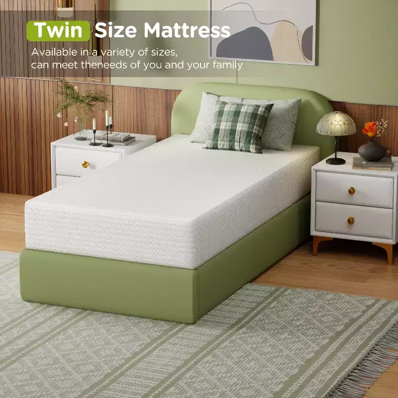 10 Inch Mattress Gel Memory Foam Mattress Medium Firmness Mattresses for Cool Sleep & Pressure Relief CertiPUR-US Certified