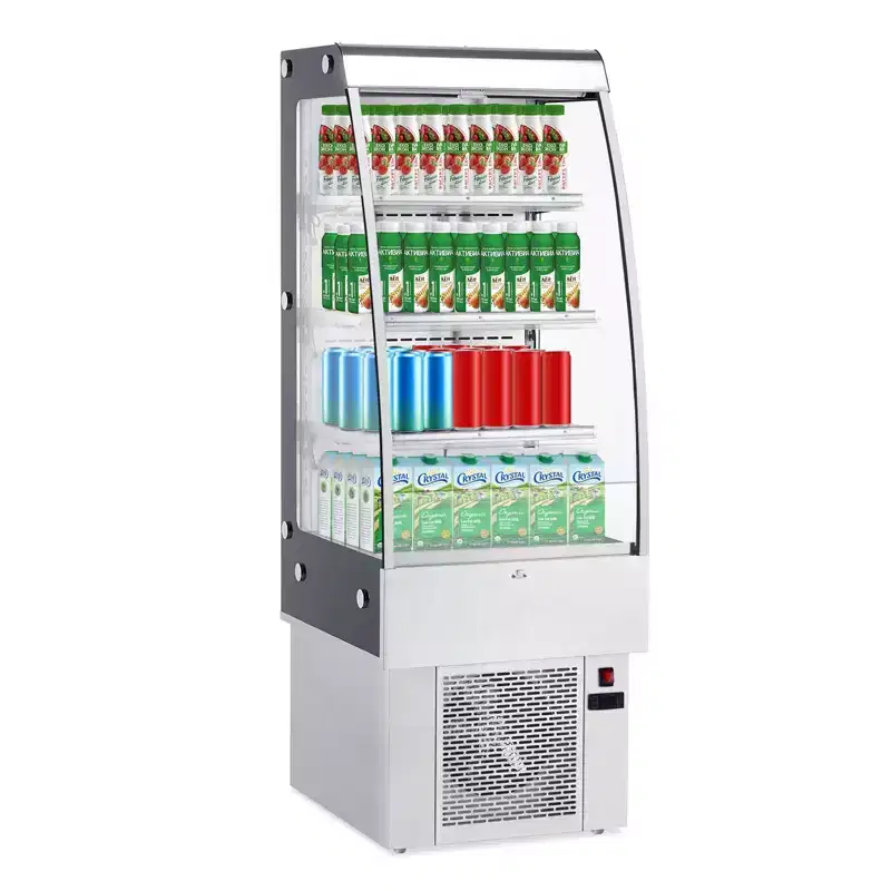 Pastry Display, Refrigerated Display - 8.8 Cu.Ft Commercial Countertop Pastry Fridge with Tempered Glass Door, LED Lighting, Adjustable Shelves, White
