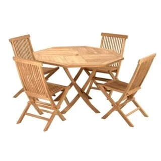 Handmade Teak Crestwood Octagonal Dining Table (Indonesia)