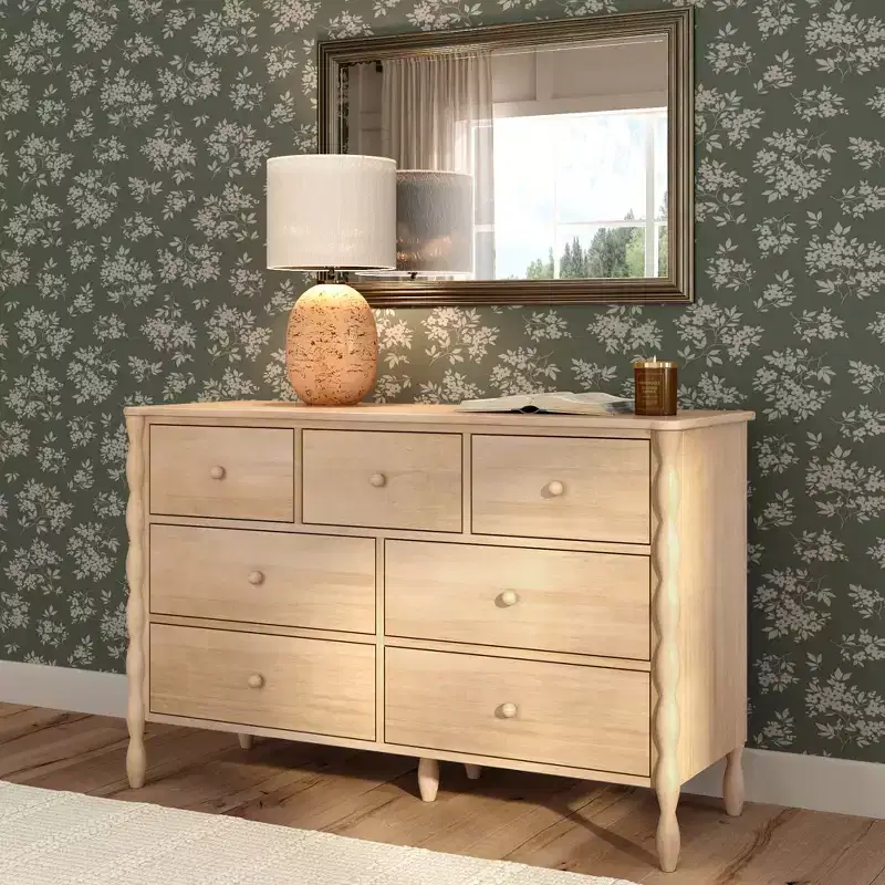 3 over 4 Drawer Dresser - Jenny Lind Style
