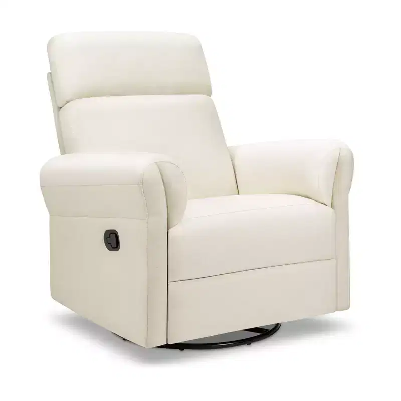 Recliner and Swivel Glider with Adjustable Headrest and Armrests
