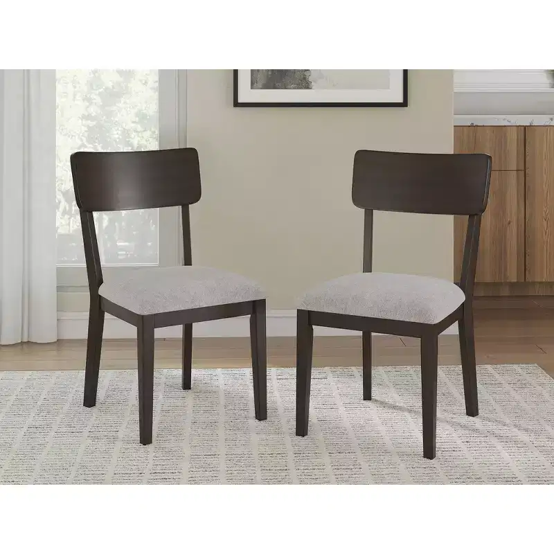 Signature Design by Ashley Favelon Dining Upholstered Side Chairs, Set of 2, Merlot Polyester Upholstery