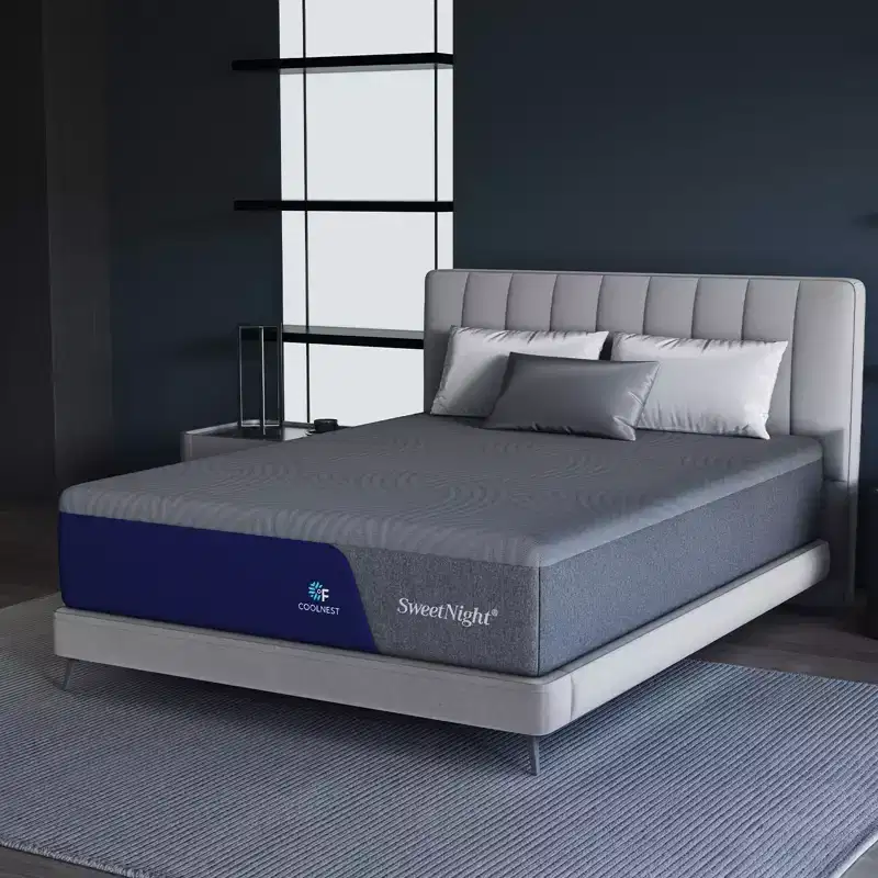 Sweetnight 12/14/16 inch CoolNest Medium Cooling Gel Memory Foam Mattress With CertiPUR-US and ACA Certified