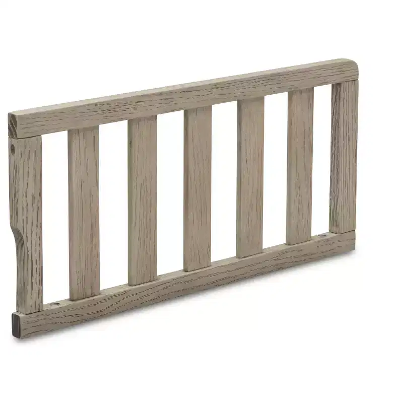 Farmhouse Toddler Bed Guard Rail for Convertible Cribs, Solid Wood, JPMA Safety Certified