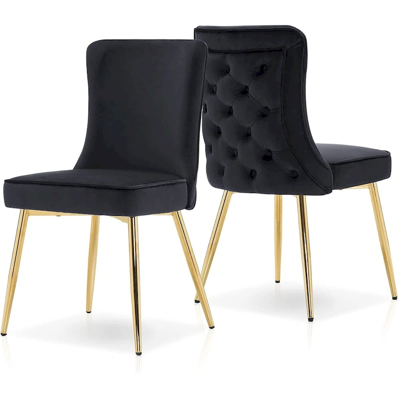 Ivinta Tufted Button Back Room Chair Set of 2