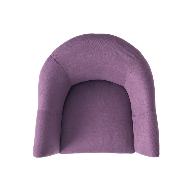 27 Upholstered Arm Chair with Rubber Wood Legs