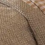 MAYEERTY Queen Size Velvet Upholstered Platform Bed, Solid Frame Grounded Design, Bedroom, Beige
