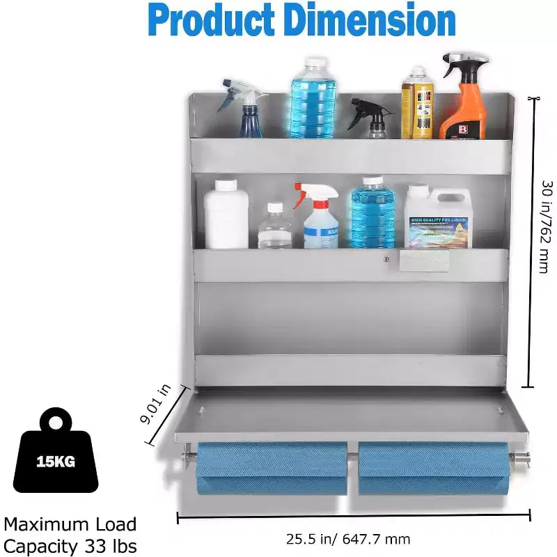 Aluminium Work Station Storage Cabinet, w/ Rack, Cabinet for Storage