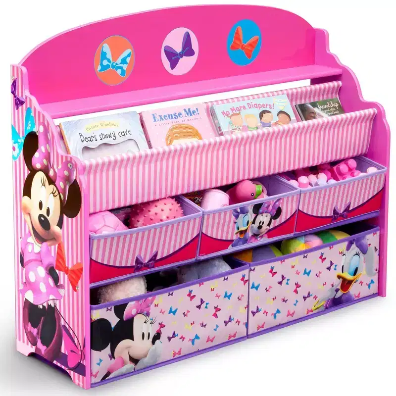 Disney Minnie Mouse Kids' Deluxe Boy & Toy Organizer - Delta Children
