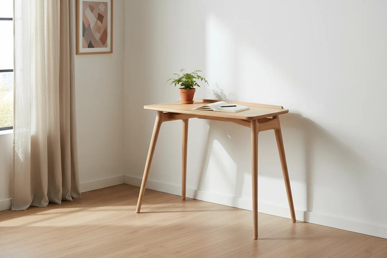 Minimalist office desk