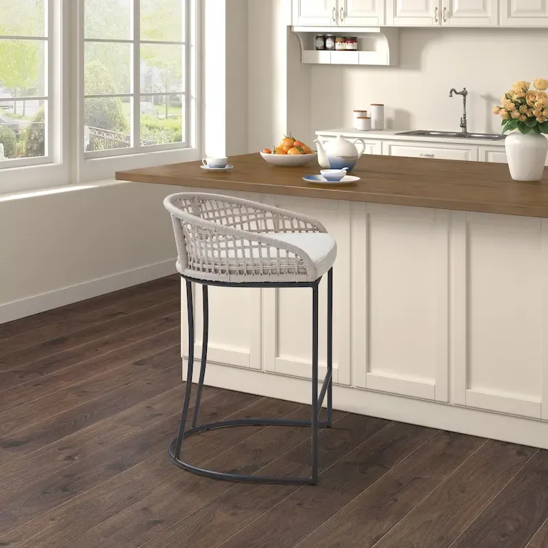 Woven Counter Stool 25