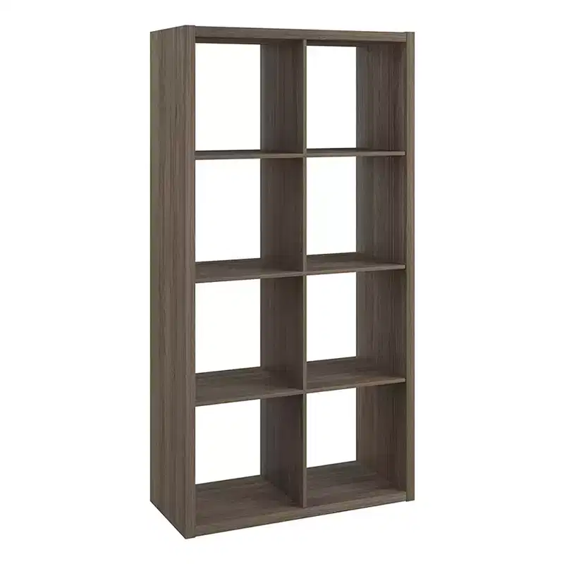 Heavy Duty Open Back 9-Cube Storage Organizer, Graphite Gray