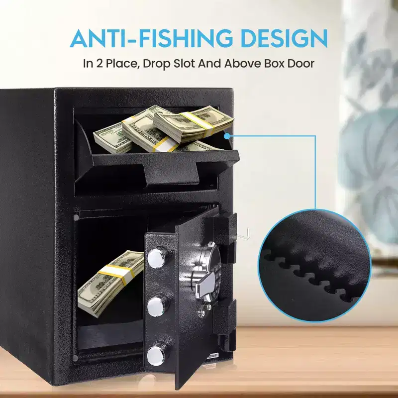 Depository Safe Heavy Duty, Digital Drop Safe for Cash