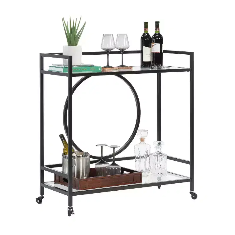 International Lux Bar Cart with Glass