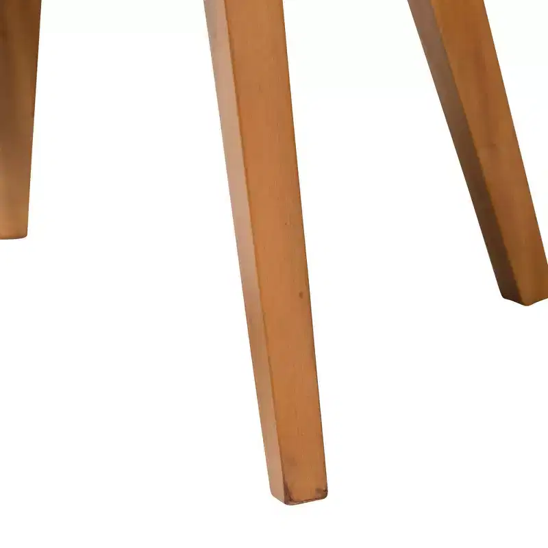 bali & pari Sabit Seagrass and Mahogany Wood Dining Chair Natural/Natural Brown