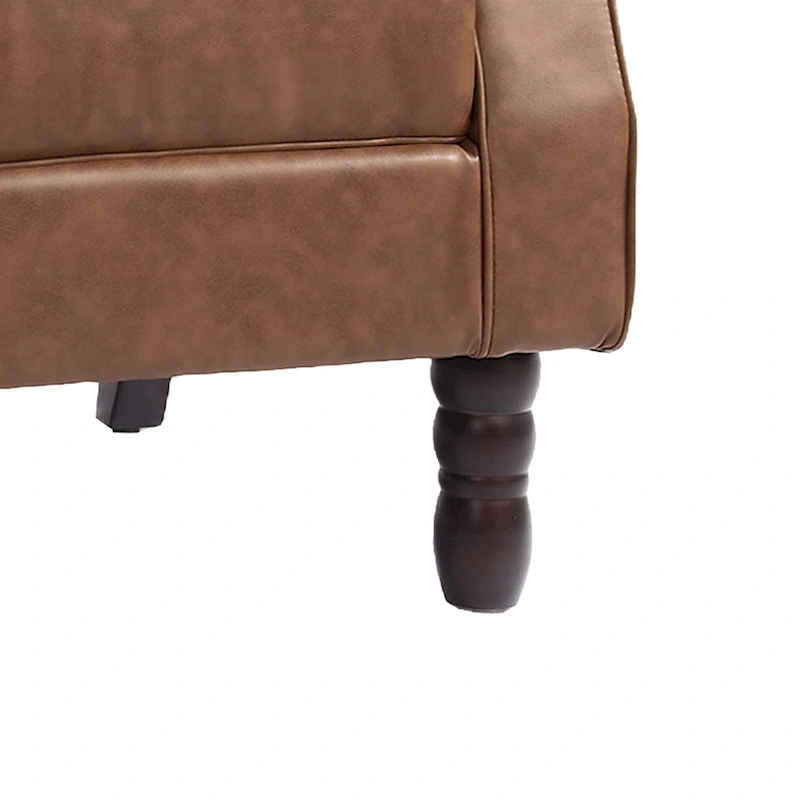 Button-Tufted Accent Club Chair Wingback Armchair Set of 2