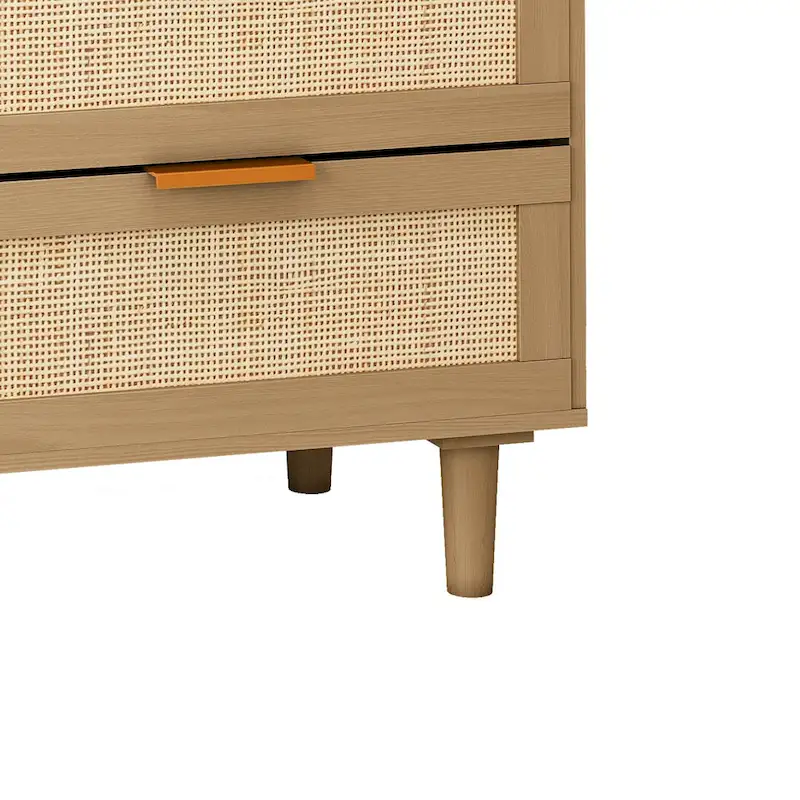 6 drawers Rattan dresser Rattan Drawer, Bedroom,Living Room