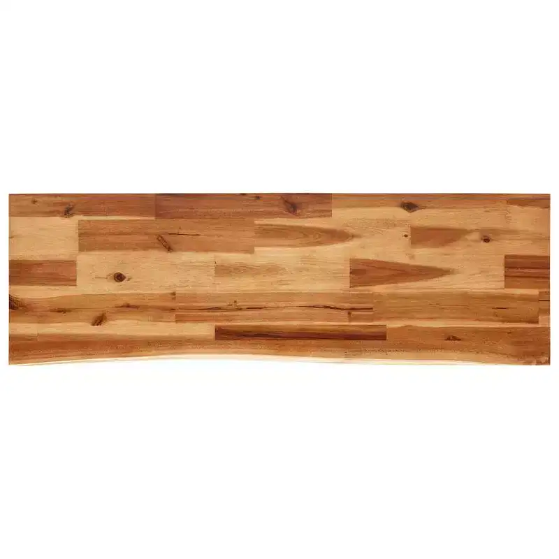 Console Table with Live Edge Solid Wood Acacia