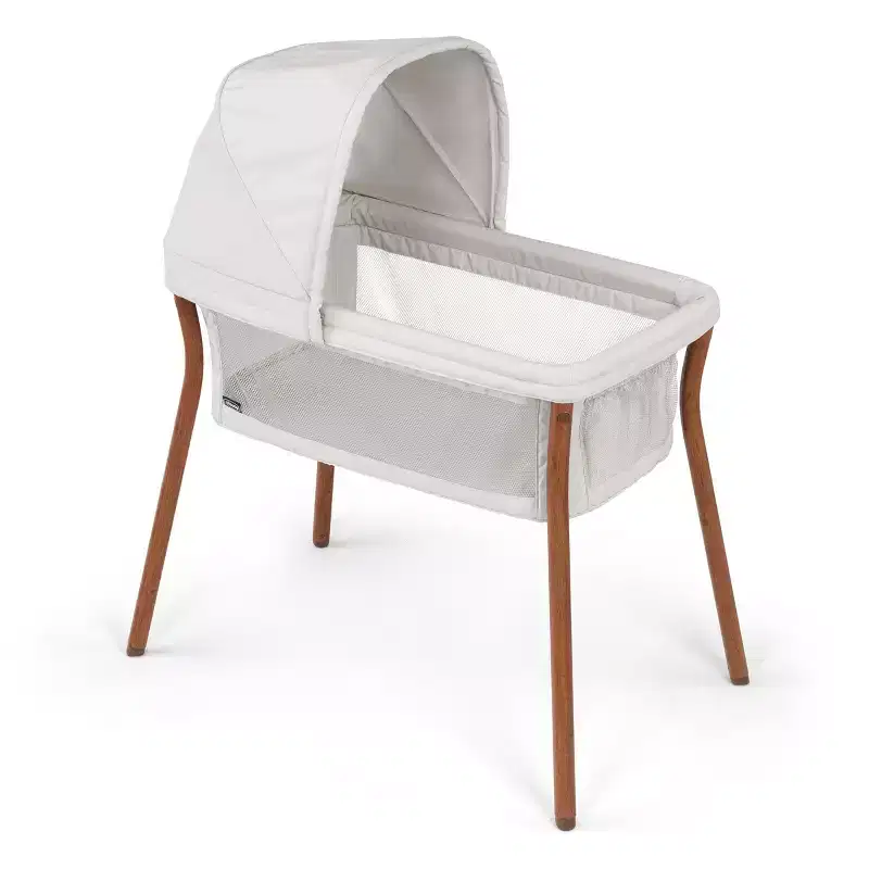 Portable Bassinet with Canopy, Mesh Sides & Carry Bag, Newborn 0-5 Months
