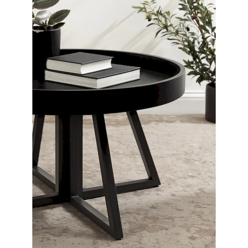 Kate and Laurel Avery 30-inch Round Coffee Table - 30 Diameter