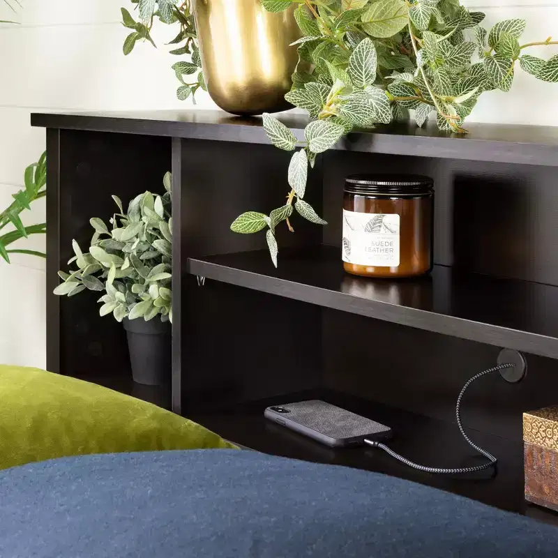 Full/Queen Kid's Bookcase Headboard