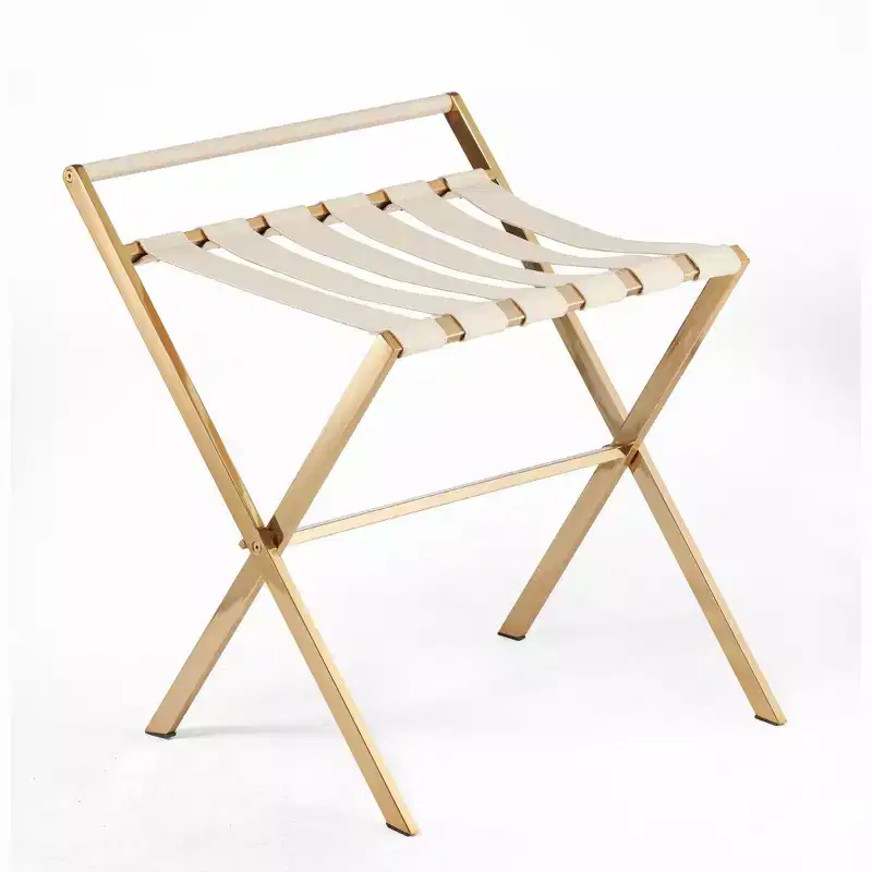 Roselli Trading Luggage Rack - Gold