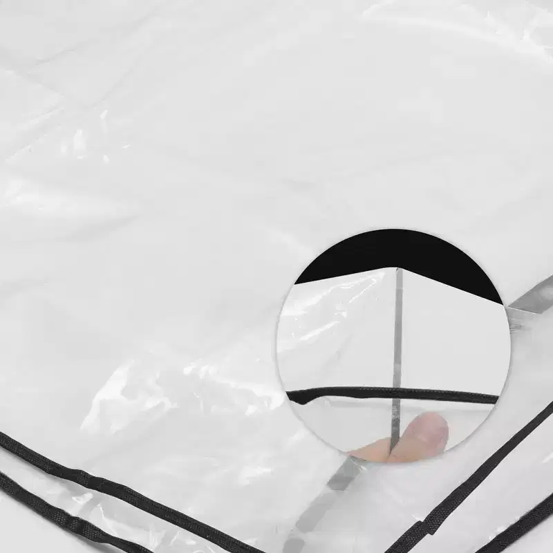 Unique Bargains Clear Garment Bags PEVA Clothes Cover Bags