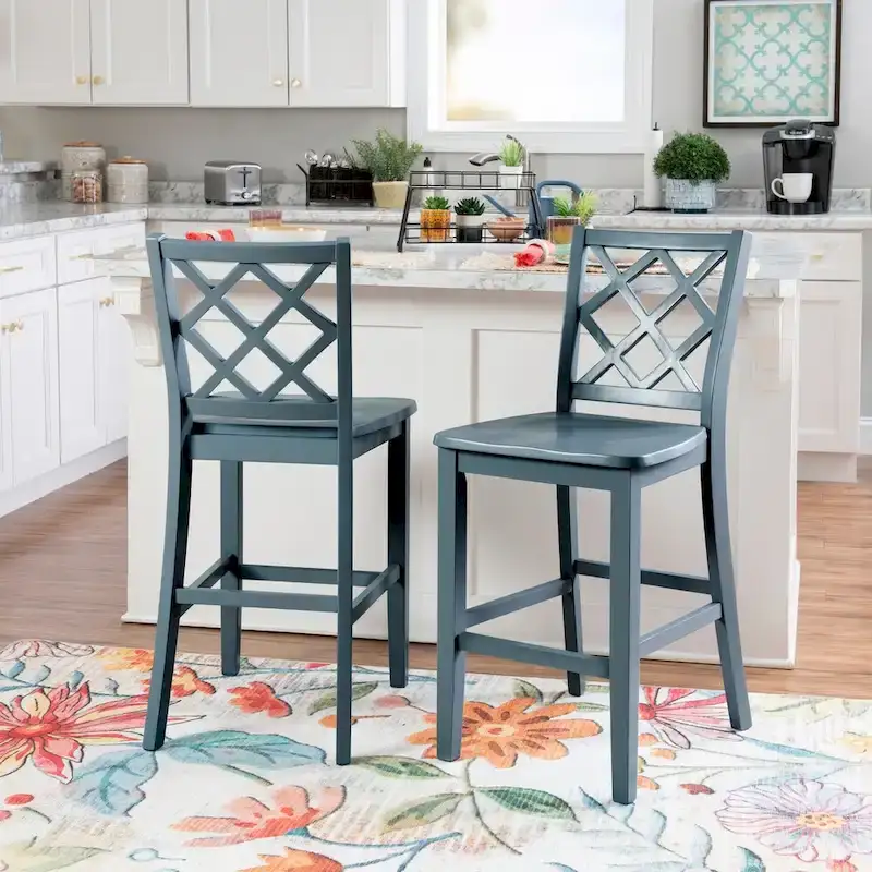 Catron Counter Height Solid Wood Dining Bar Stool
