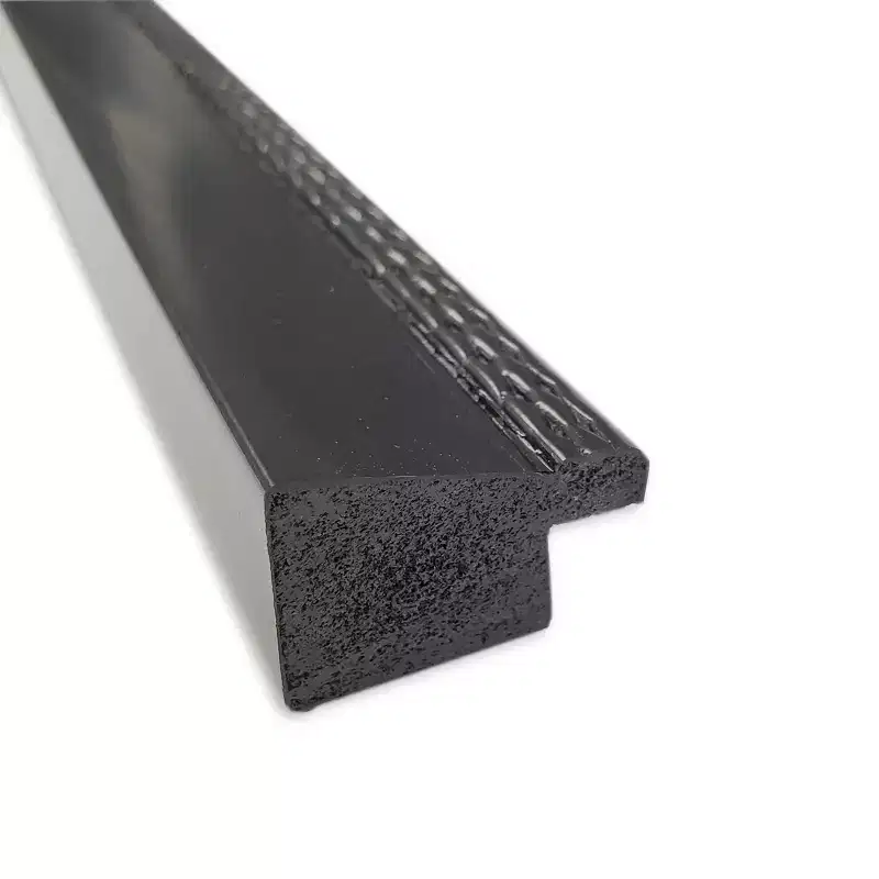 30" x 24" Non-Beveled Narrow Bathroom Wall Mirror Black -: Includes Mounting Hardware, Polystyrene Frame