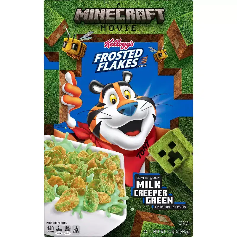 Kellogg's Frosted Flakes Minecraft Breakfast Cereal - 15.6oz
