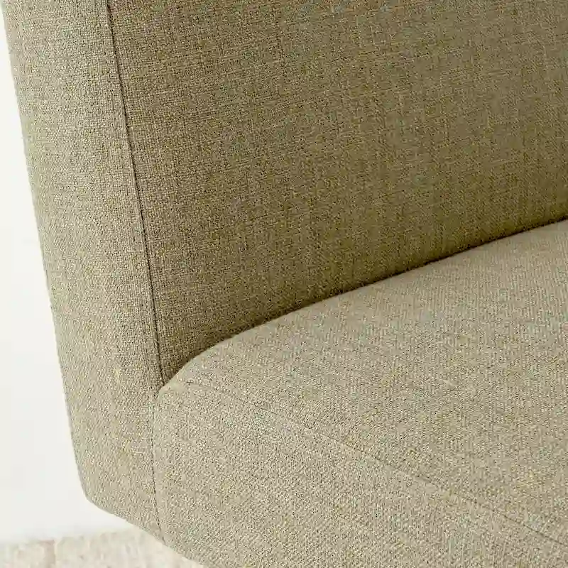 Linen Mid Century Modern Dining Chair