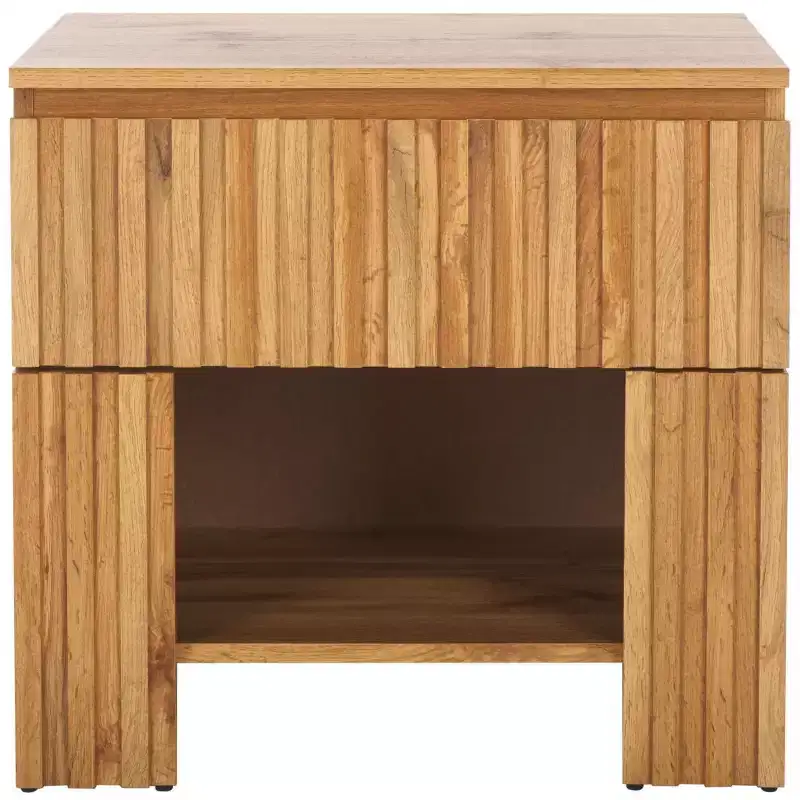 Conall 1 Drawer Nightstand - NST3102 - Oak - Safavieh