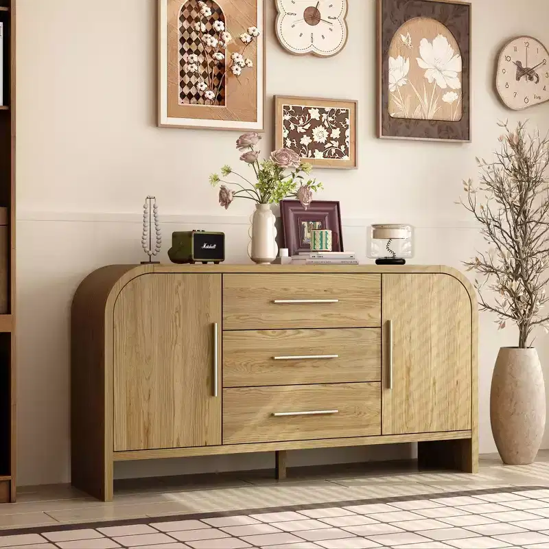 Famapy Modern Scandinavian - Style Storage Cabinet Buffet Dresser - Ideal for Living Room, Bedroom, Dining Room, and Entryway