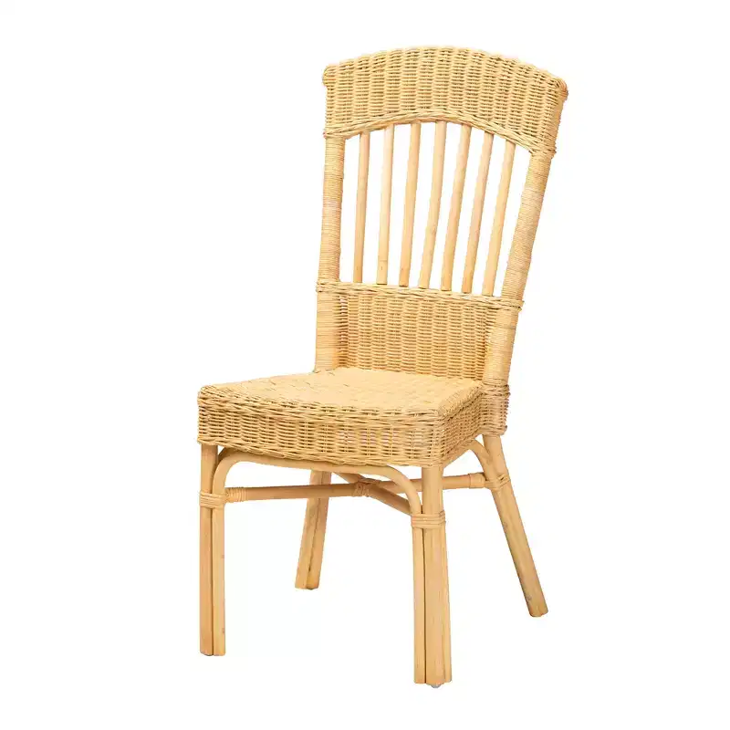GDFStudio Tuttle Modern Bohemian Rattan Dining Chair