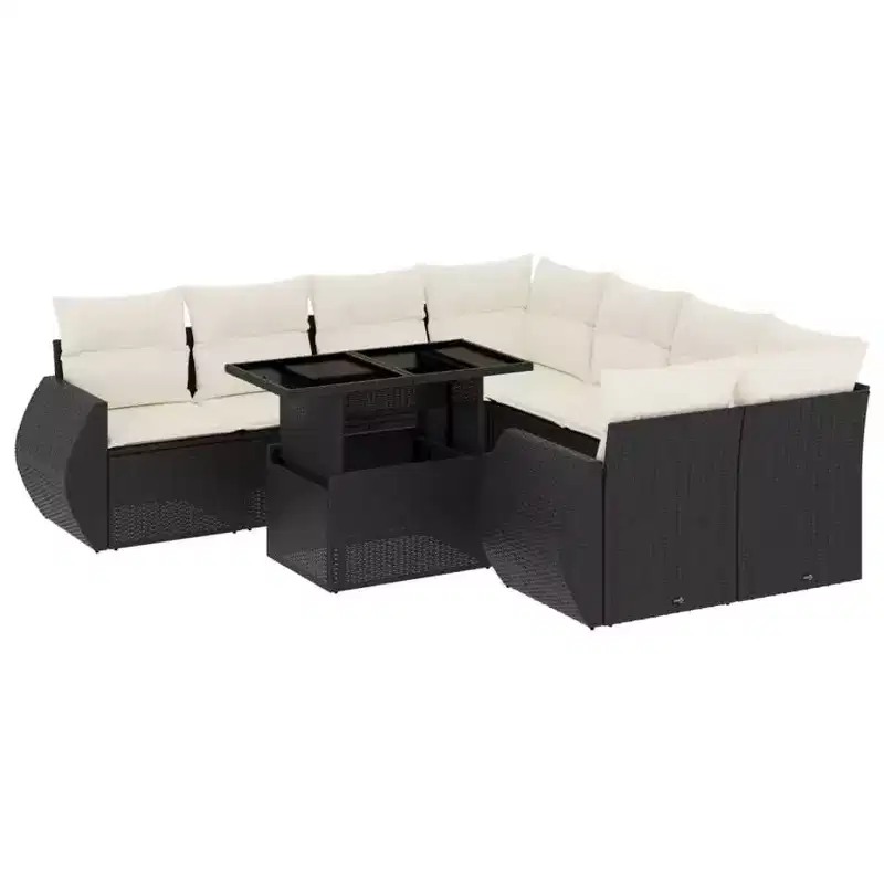 vidaXL Garden Sofa Set PE Rattan Large Garden Sofa Set