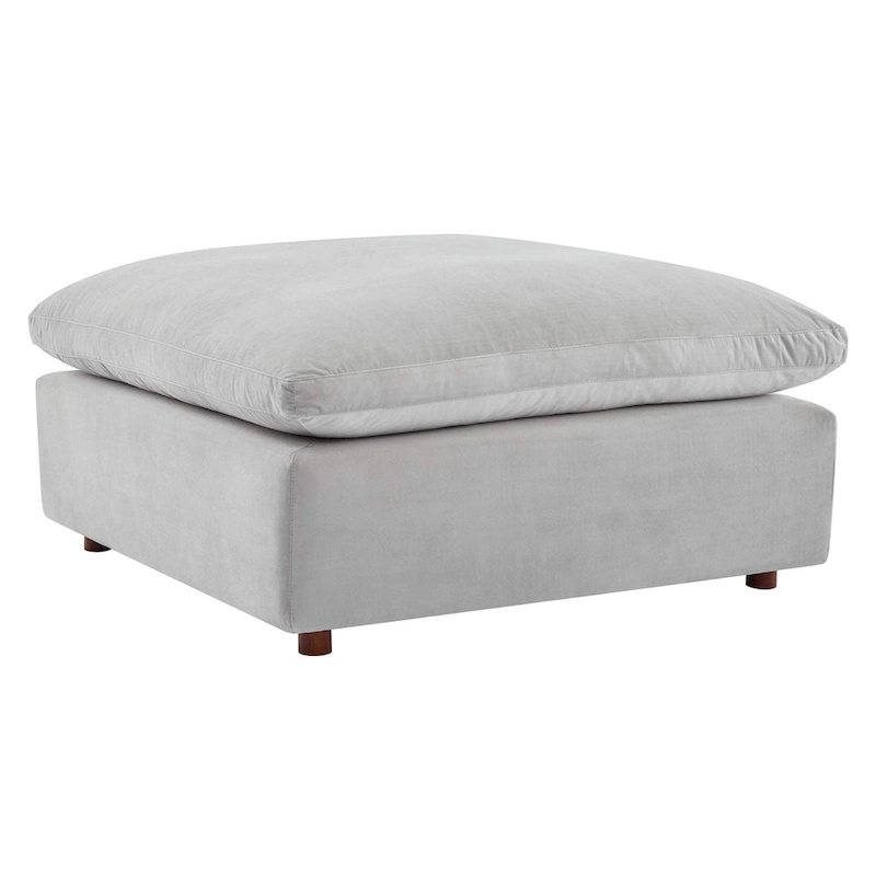 Commix Down Filled Overstuffed Velvet 6-Piece Sectional Sofa