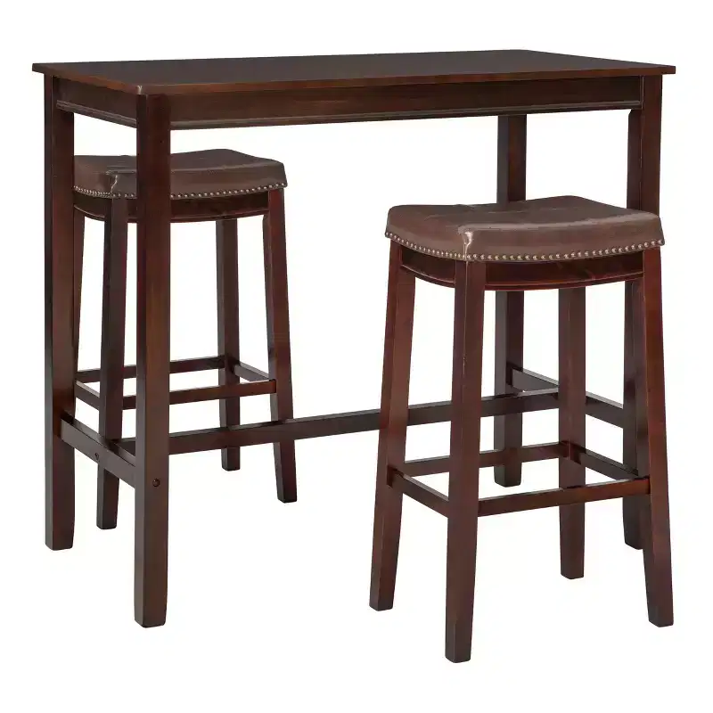 3pc Claridge Bar Height Dining Set - Linon
