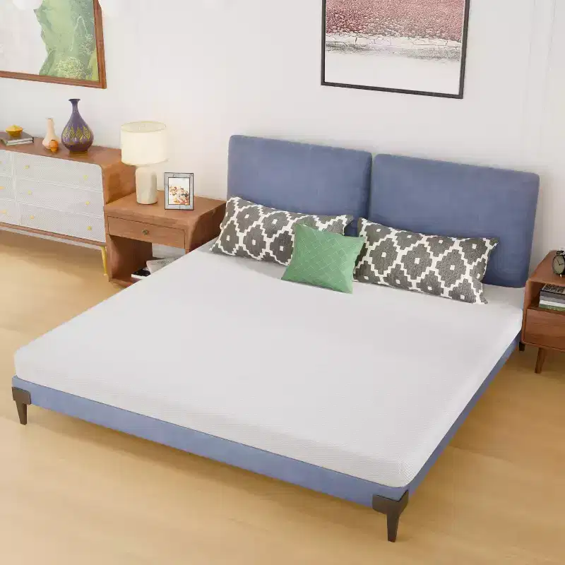 FDW 5 Inch Memory Foam Mattress Medium Firm Mattresses CertiPUR-US Certified Bed-in-a-Box Pressure Relieving ,Fiberglass Free,White