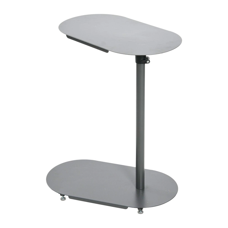 Modern Adjustable C-Shaped End Table - 20.0L x 11.0W x 32.0H