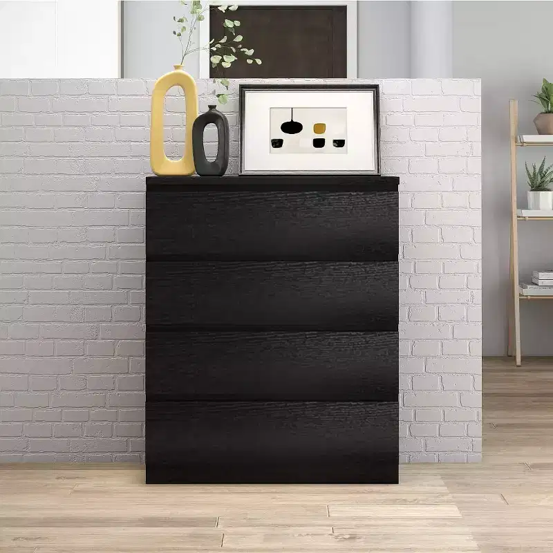 GDFStudio Ornn Modern 31.50'' Dresser with 4 Drawers and Handle-Free Design