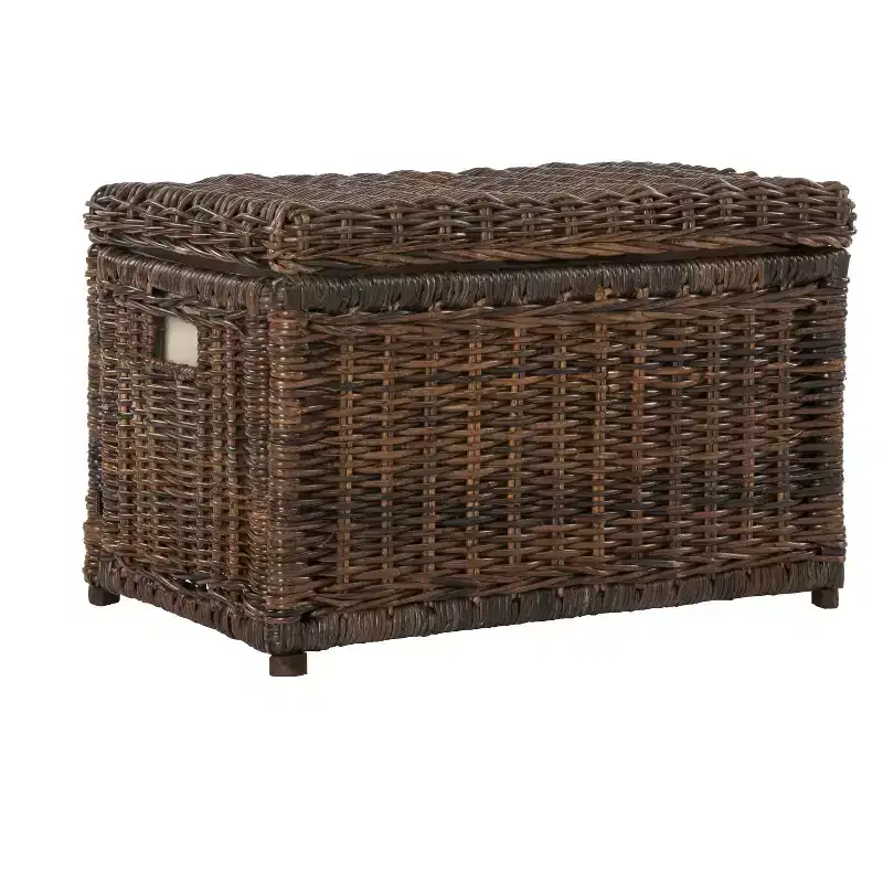 happimess Elijah 30 Wicker Storage Trunk