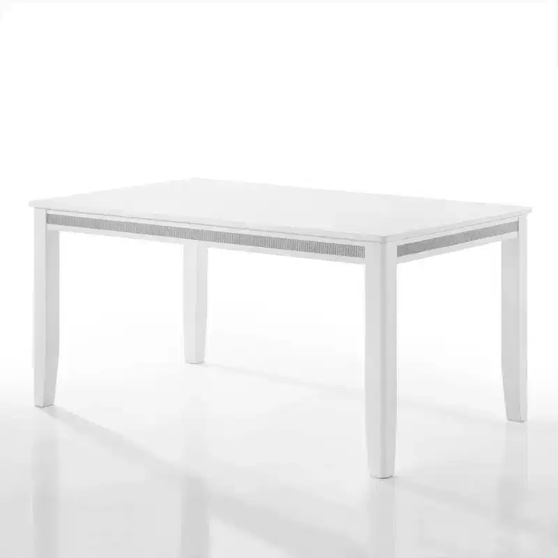 ChaletPosh 59L Dining Table in White